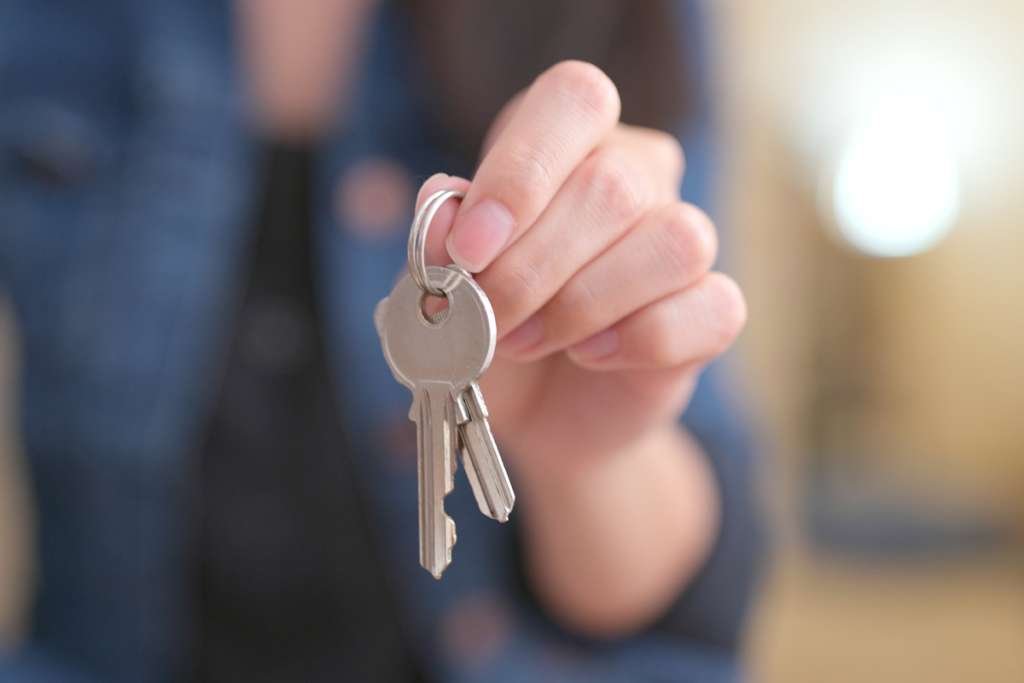 tenants holding keys 