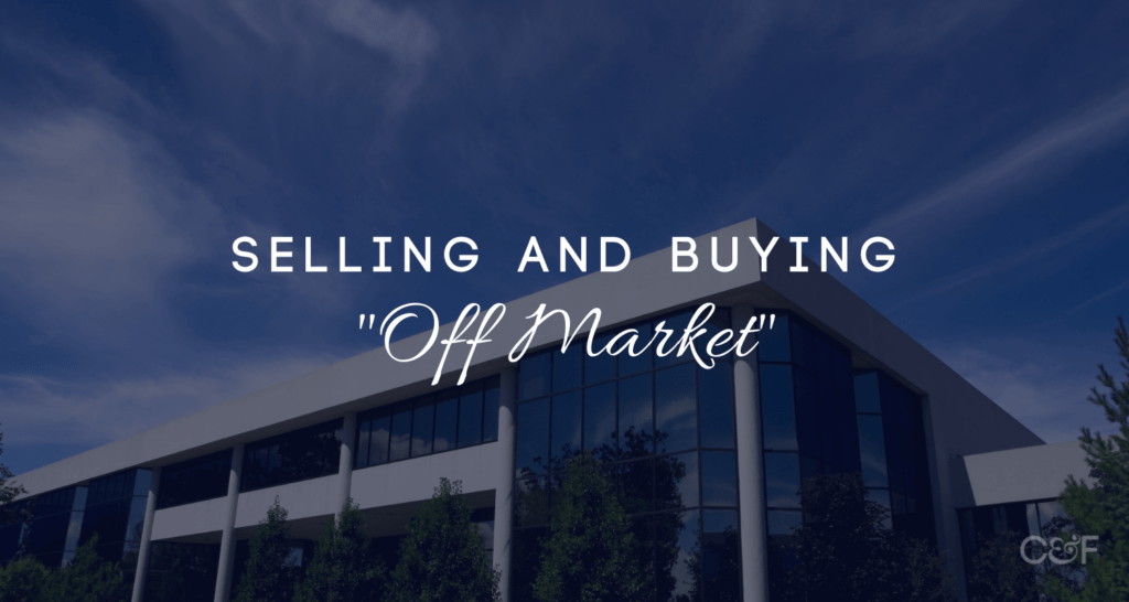 buying and selling property off the market image